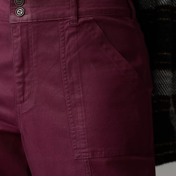 Pilcro size 24 petite coated relaxed jeans - Picture 7 of 7